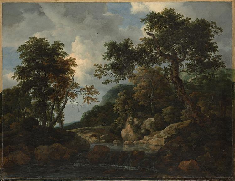 Jacob van Ruisdael The Forest Stream oil painting picture